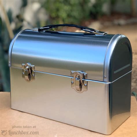 domed steel lunch box|Metal Dome Lunch Box .